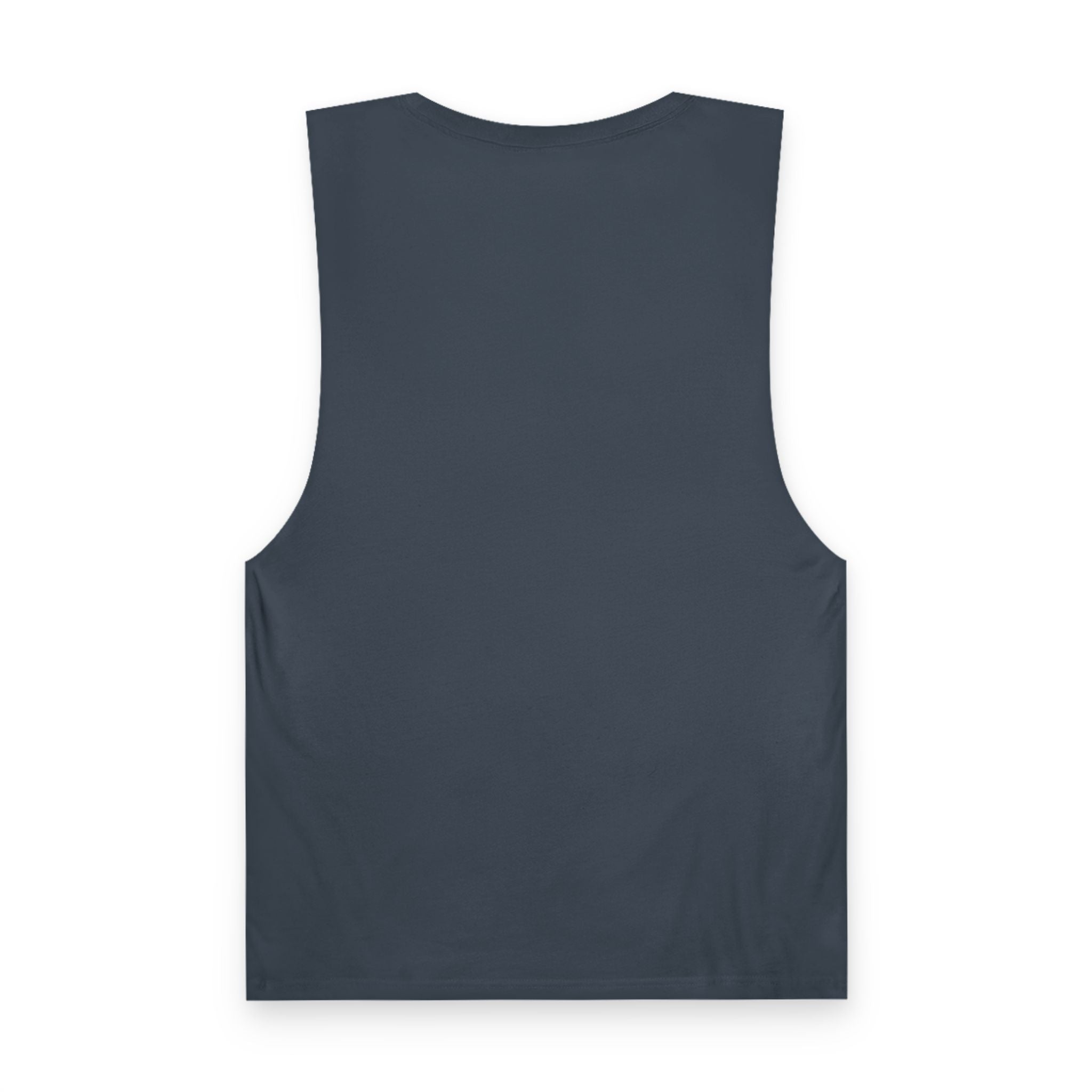 Pastel Rainbow Tank Top — Soft Lavender & Gray Rainbow Graphic Muscle Tee