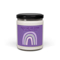 Against All Odds Purple Rainbow Soy Candle — 9oz Scented Jar (The Less Than 1% Chance)