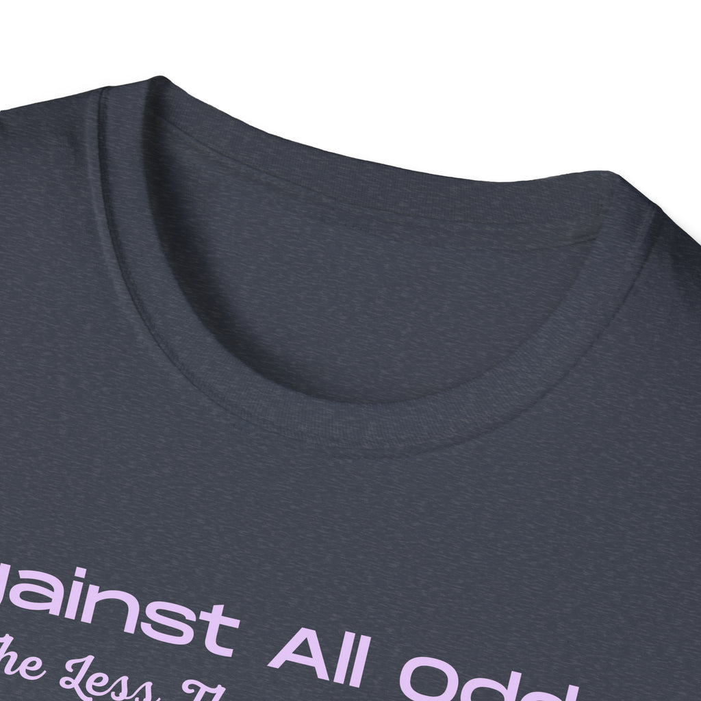 Against All Odds Rainbow T-Shirt — Pastel Inspirational Tee