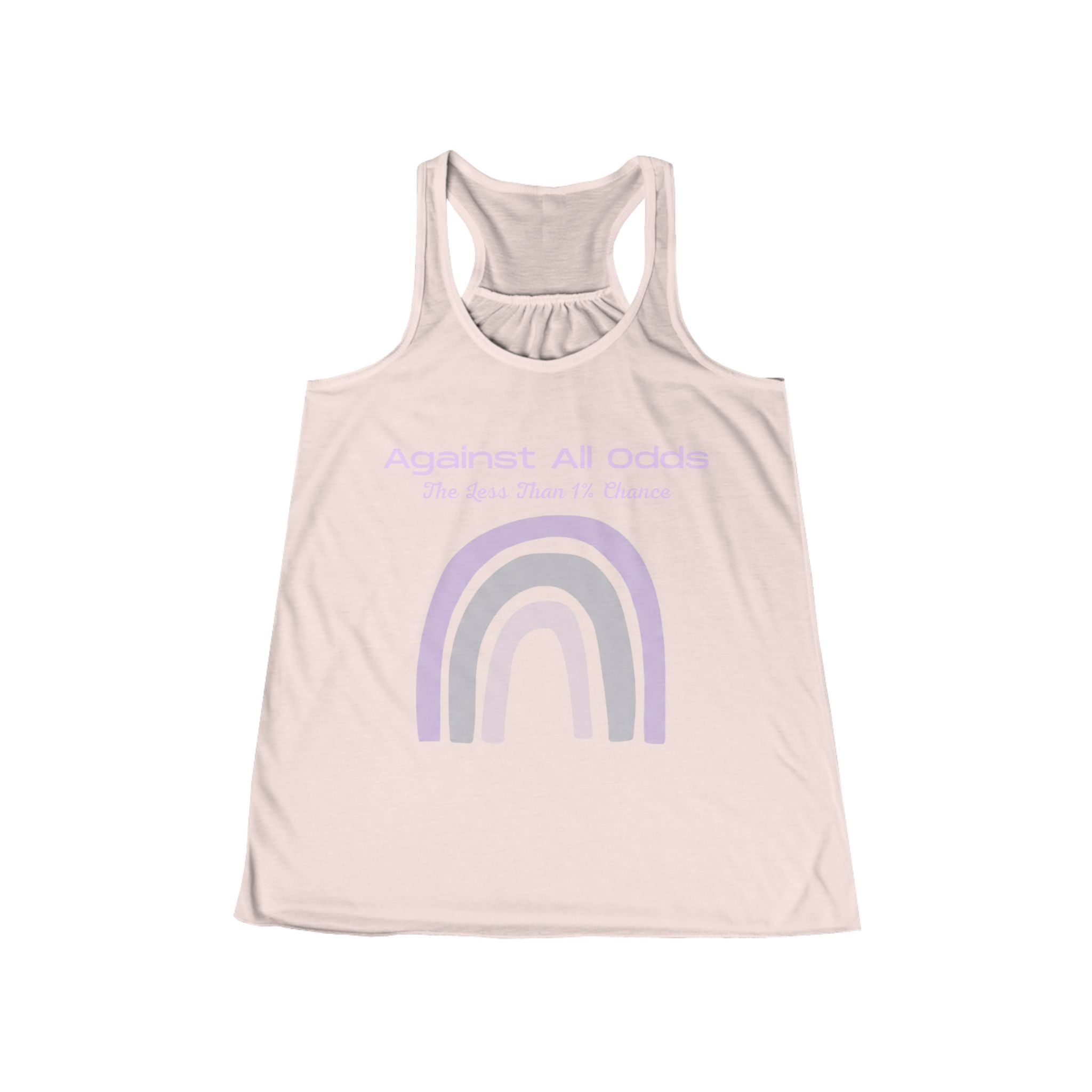 Women's Flowy Racerback Tank — Against All Odds Design