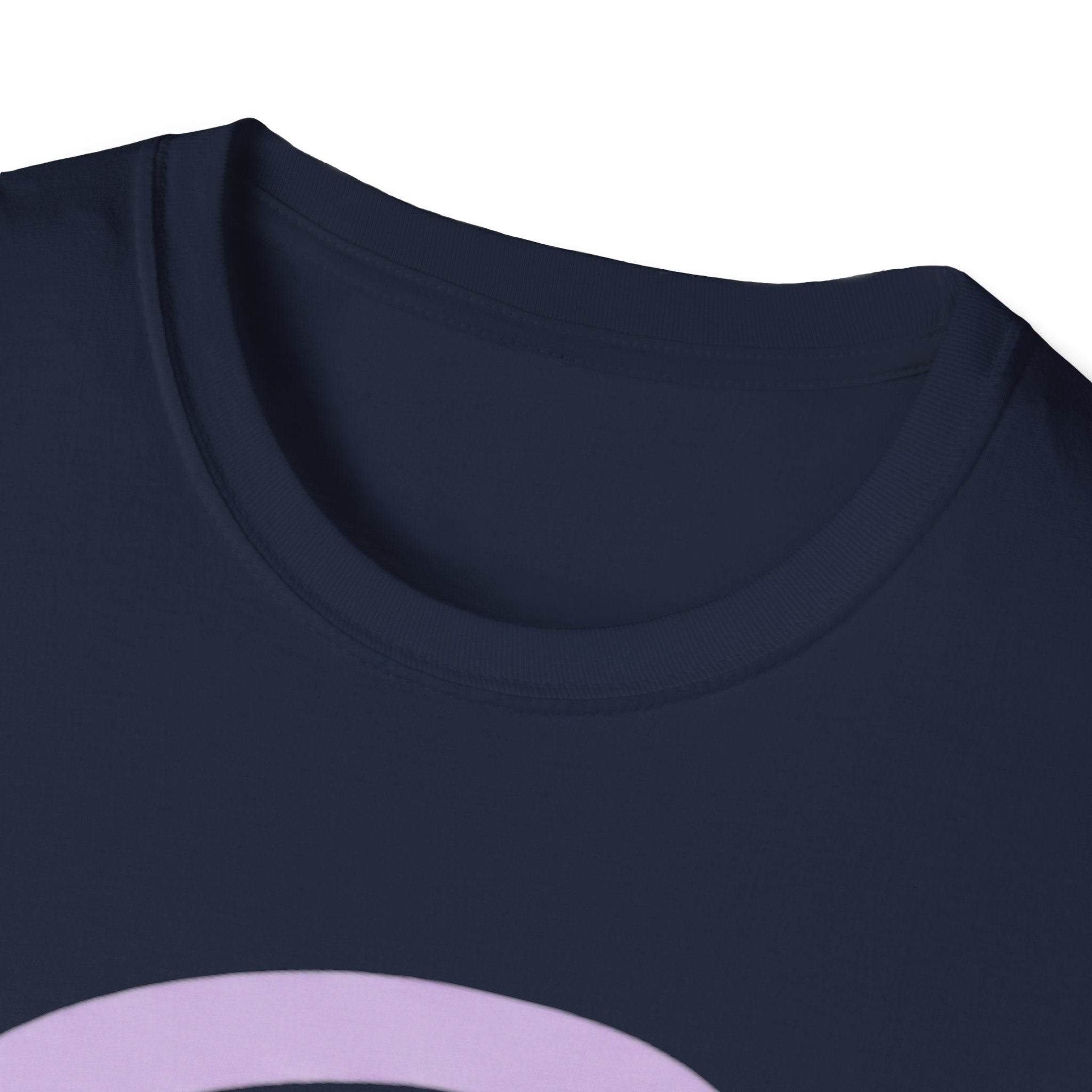 Pastel Rainbow T-Shirt — Minimal Lavender & Grey Rainbow Tee