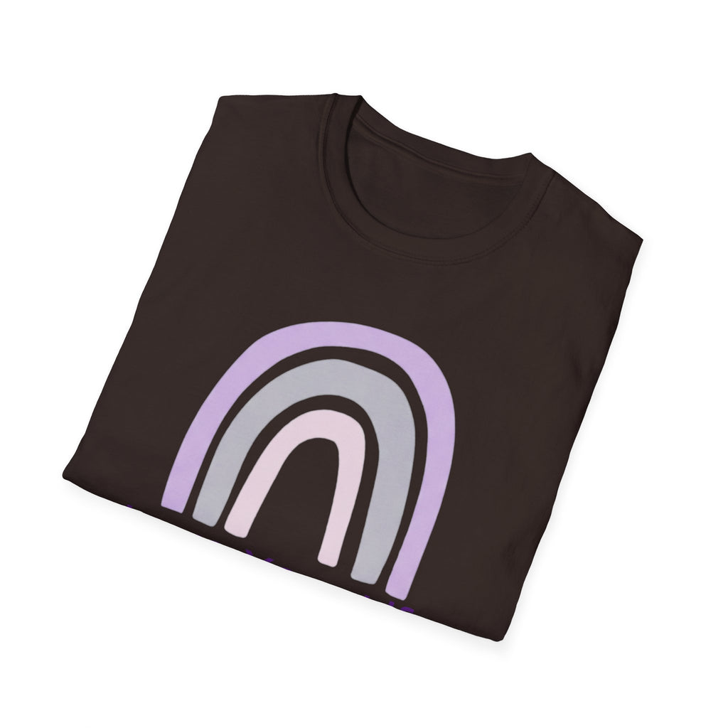 Love Your Life Rainbow T-Shirt — Pastel Positive Affirmation Tee