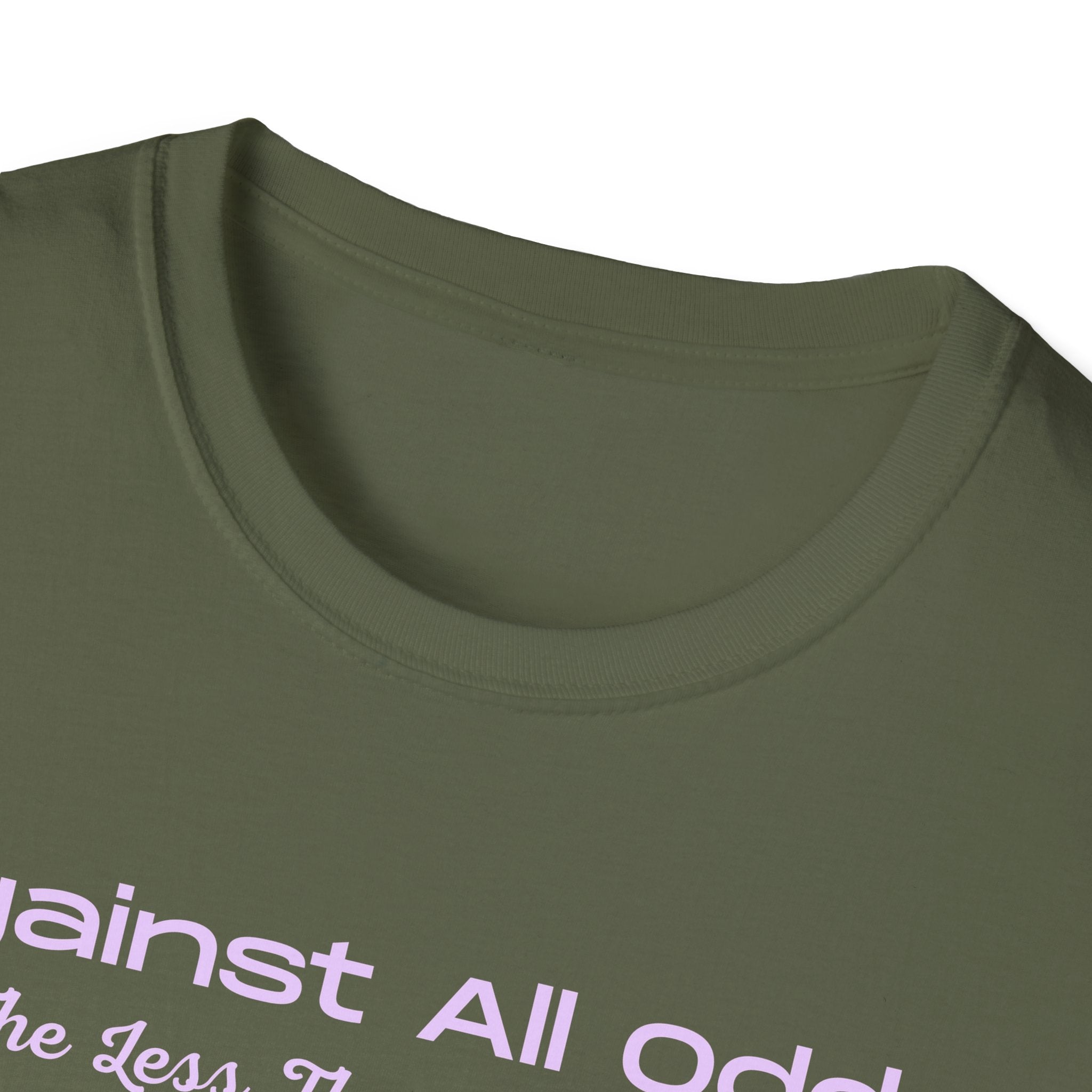 Against All Odds Rainbow T-Shirt — Pastel Inspirational Tee