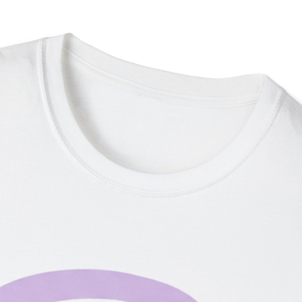 Pastel Rainbow T-Shirt — Minimal Lavender & Grey Rainbow Tee