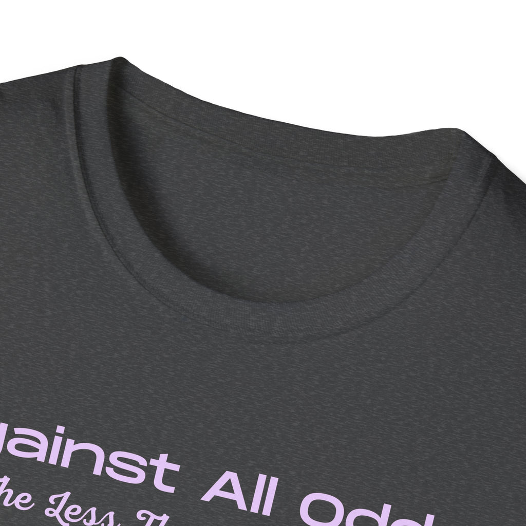 Against All Odds Rainbow T-Shirt — Pastel Inspirational Tee