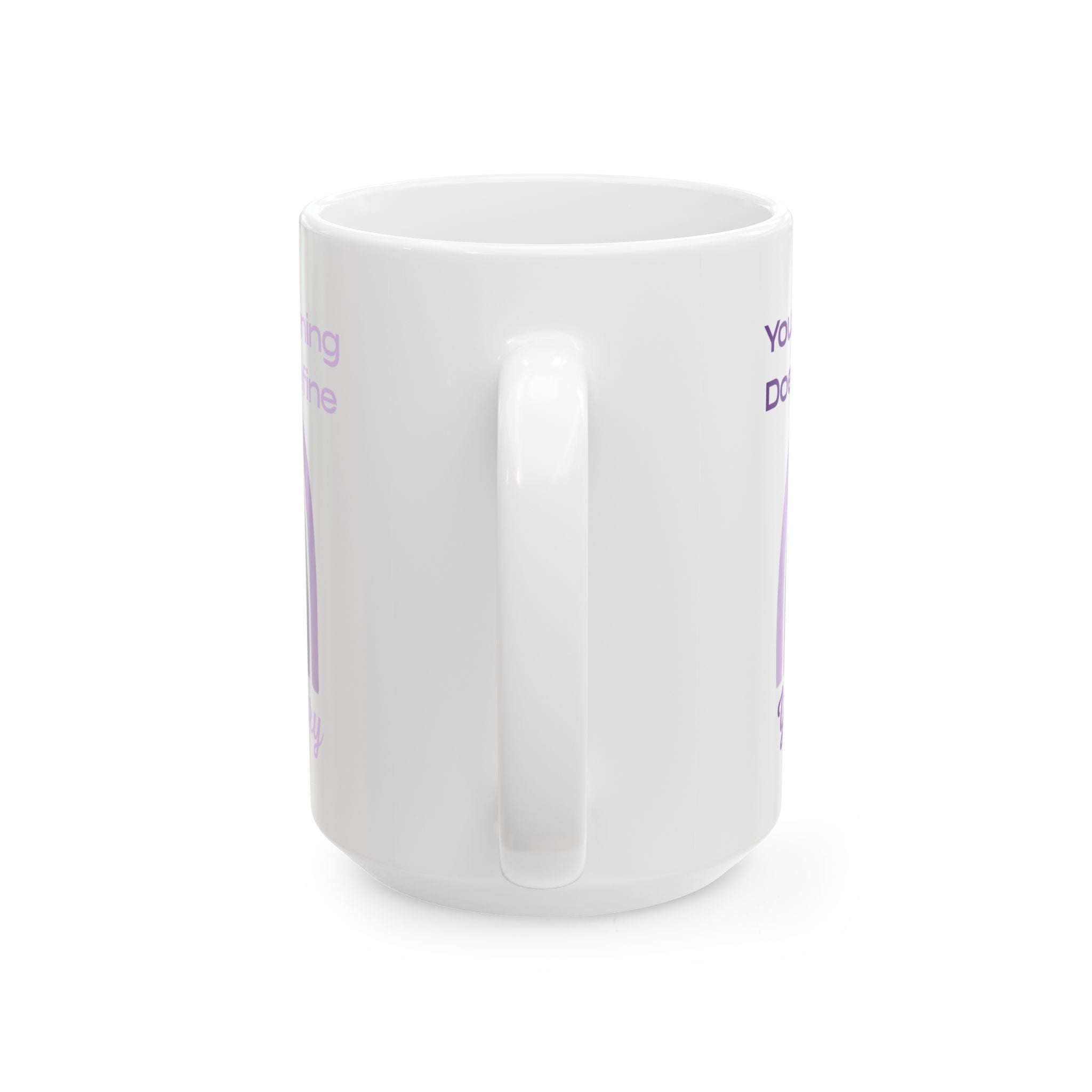 Inspirational Rainbow Ceramic Mug — "Your Beginning Doesn't Define Your Story" (11oz & 15oz)