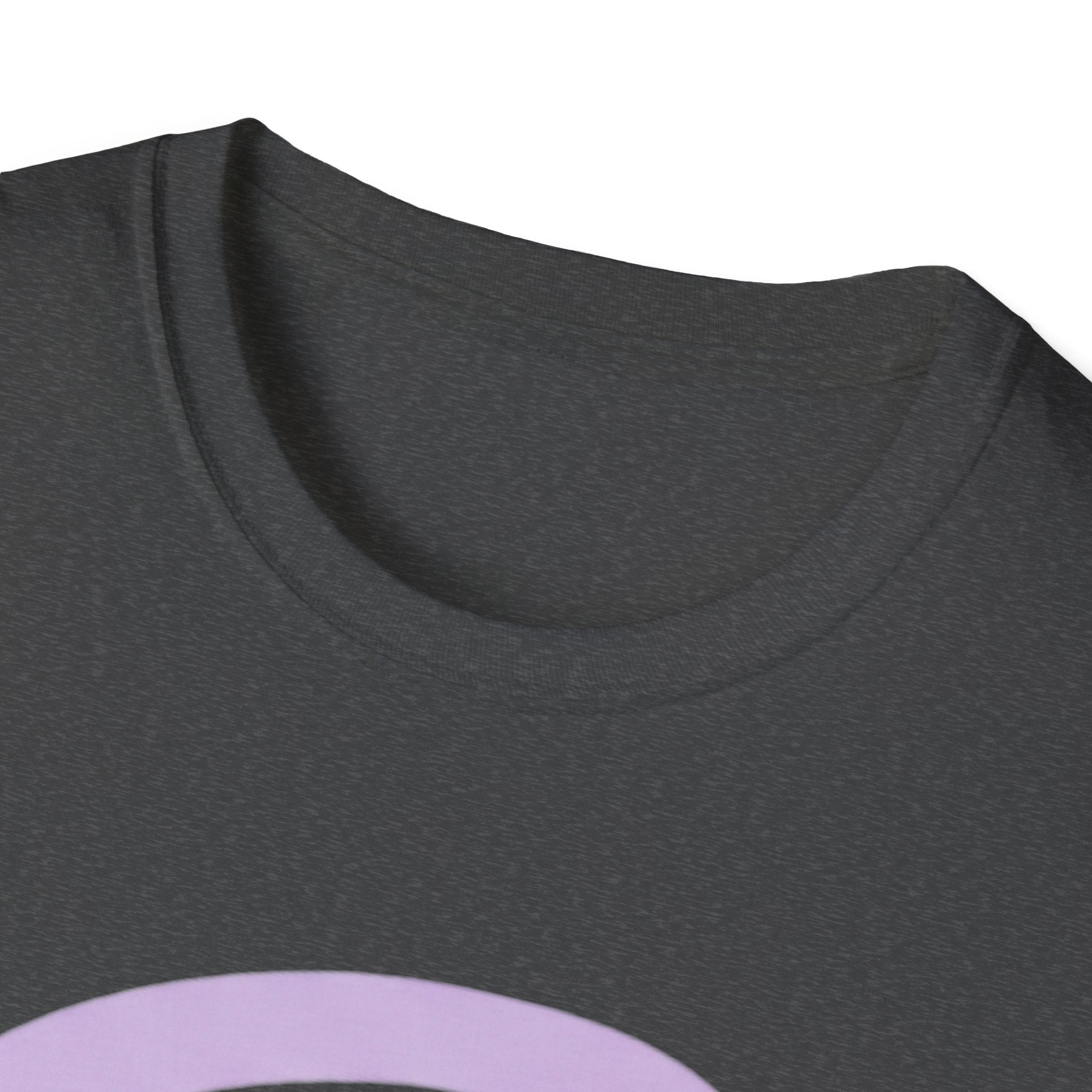 Pastel Rainbow T-Shirt — Minimal Lavender & Grey Rainbow Tee