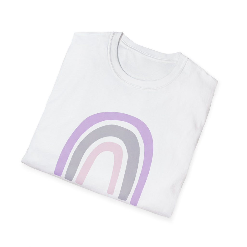 Love Your Life Rainbow T-Shirt — Pastel Inspirational Tee