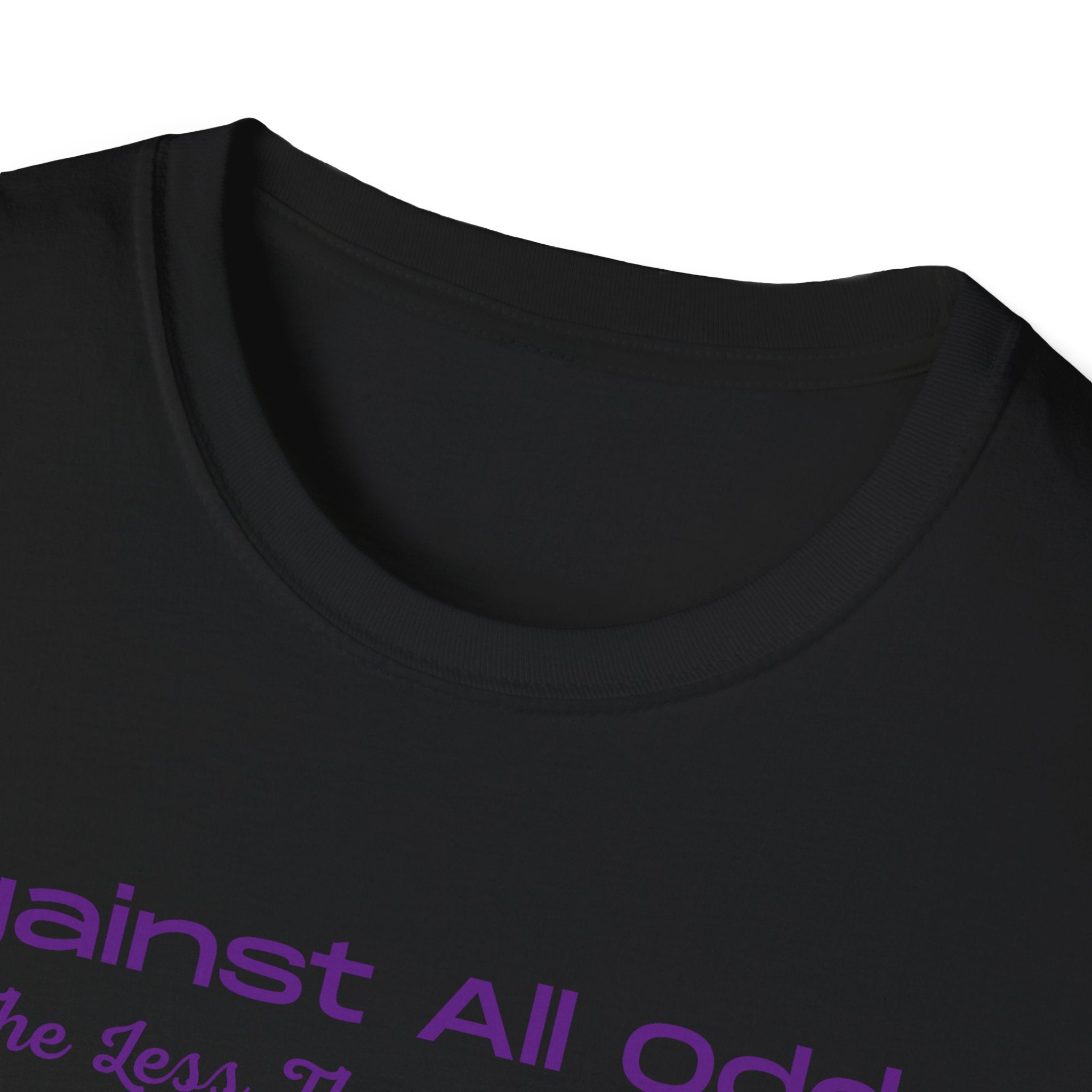 Against All Odds Rainbow T-Shirt – Inspirational 'The Less Than 1% Chance' Design