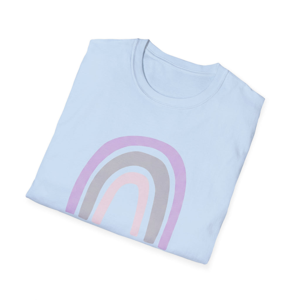 Love Your Life Rainbow T-Shirt — Pastel Inspirational Tee