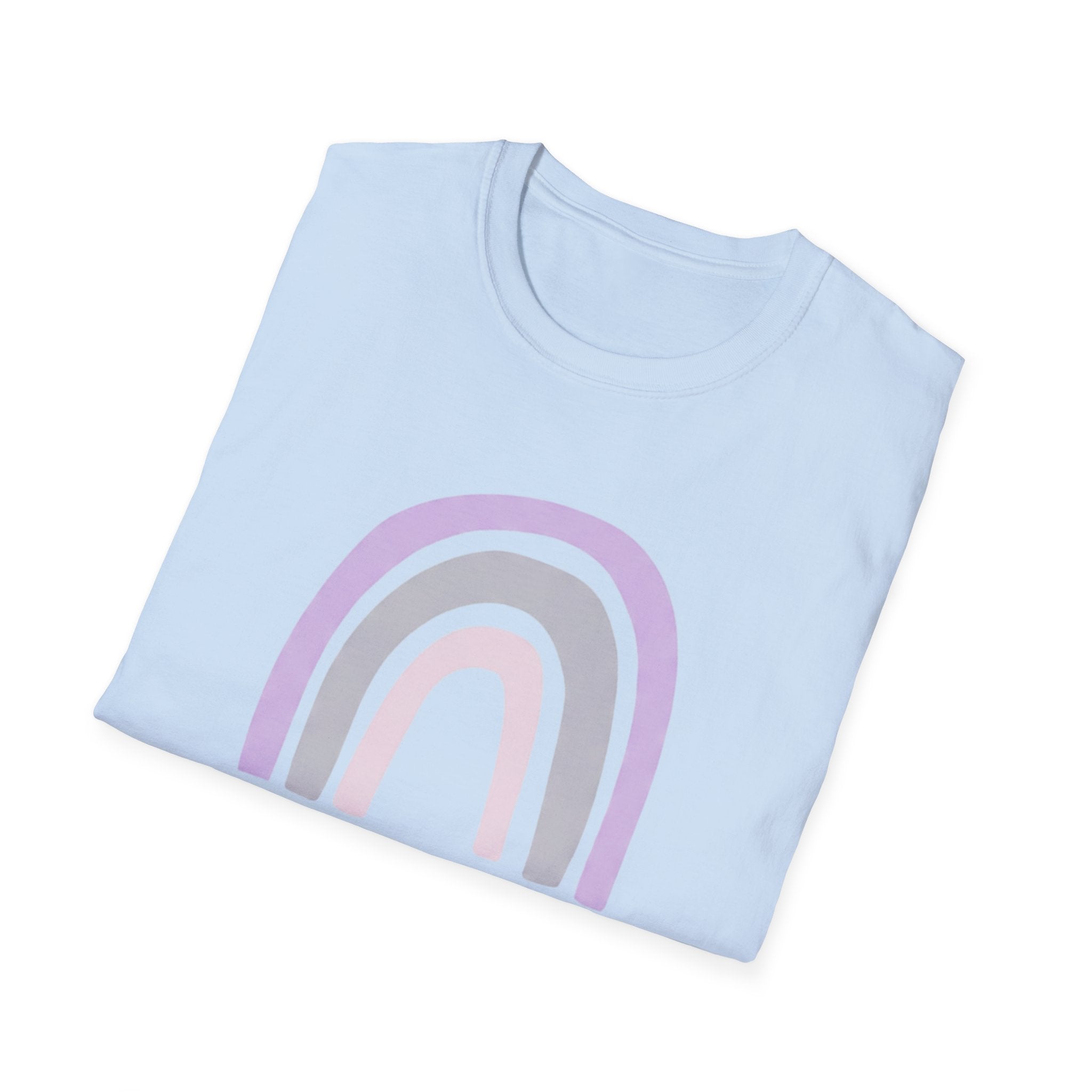 Love Your Life Rainbow T-Shirt — Pastel Inspirational Tee