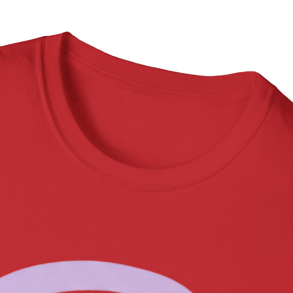 Pastel Rainbow T-Shirt — Minimal Lavender & Grey Rainbow Tee