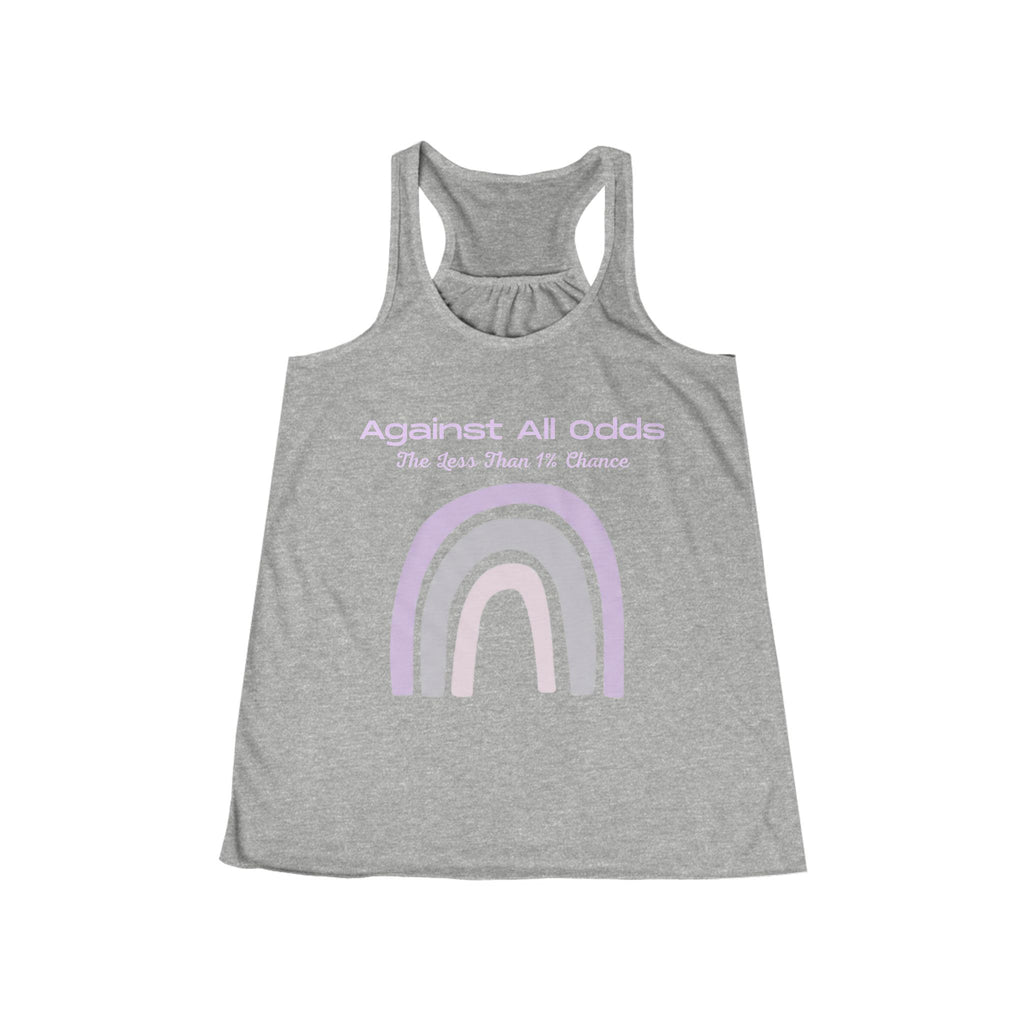 Women's Flowy Racerback Tank — Against All Odds Design