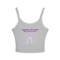 Against All Odds Rainbow Tank — Women's Inspirational Spaghetti Strap Crop Top