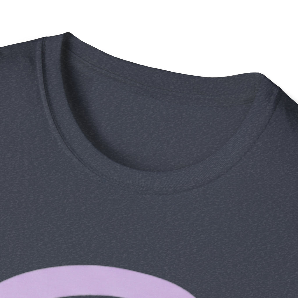 Pastel Rainbow T-Shirt — Minimal Lavender & Grey Rainbow Tee