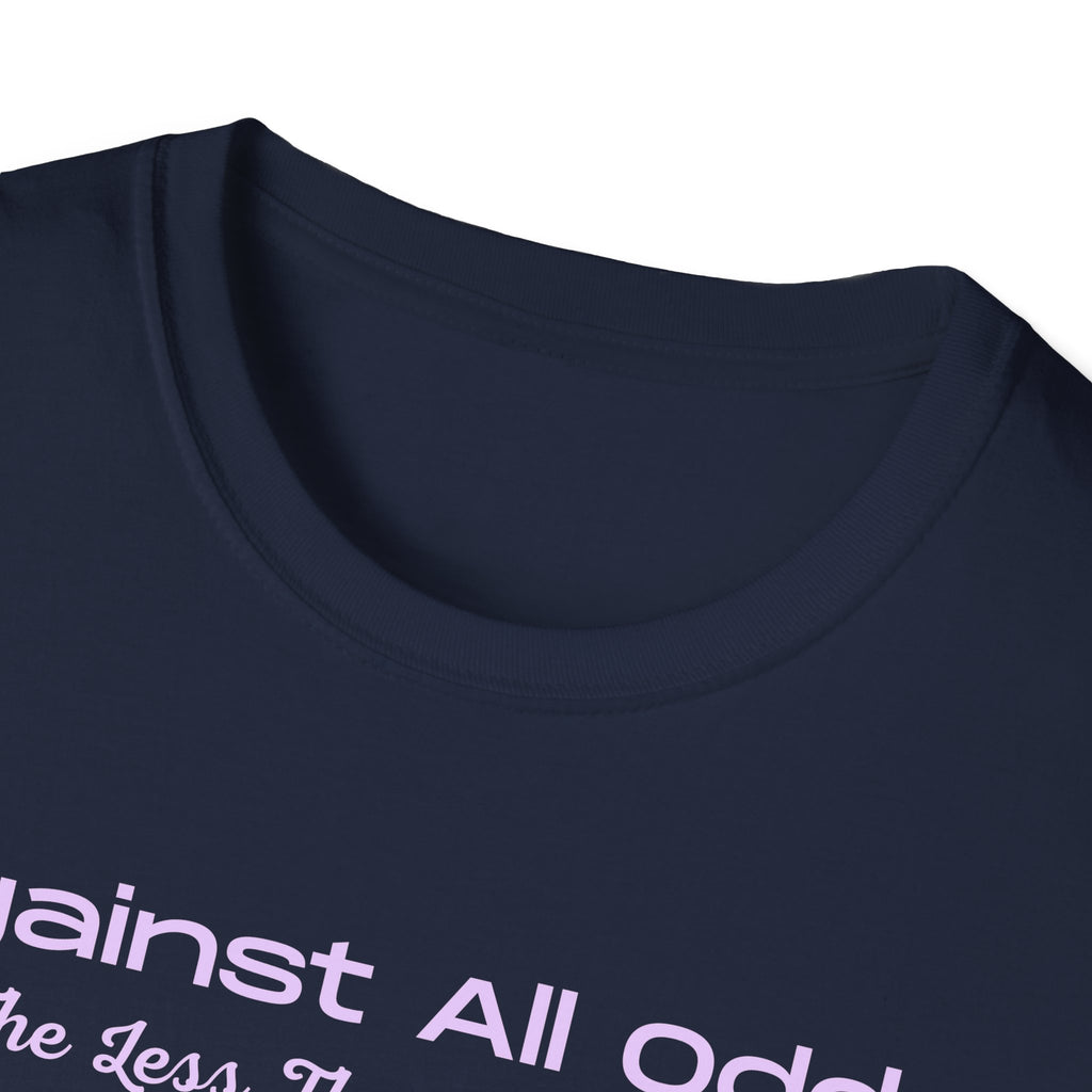 Against All Odds Rainbow T-Shirt — Pastel Inspirational Tee