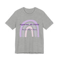 T-Shirt — "Against All Odds" Lavender Rainbow Inspirational Tee