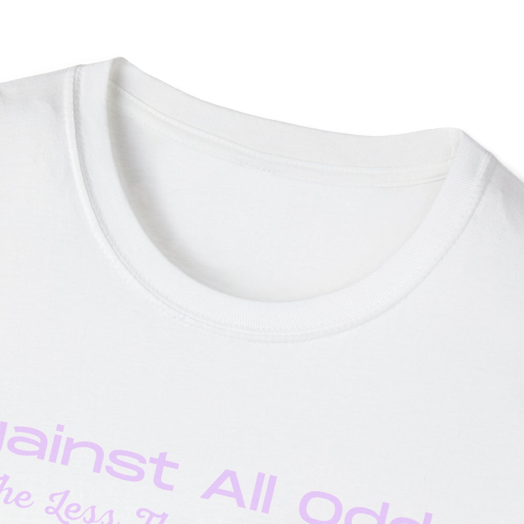 Against All Odds Rainbow T-Shirt — Pastel Inspirational Tee