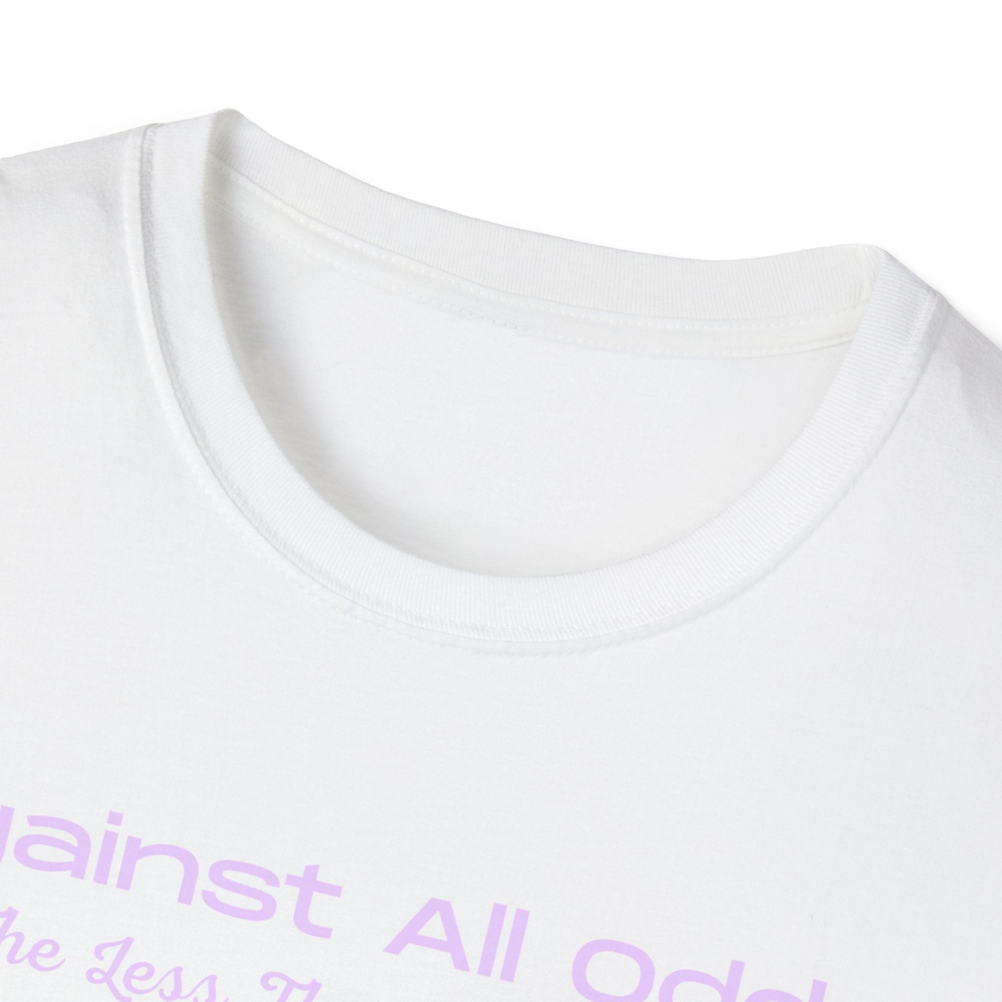Against All Odds Rainbow T-Shirt — Pastel Inspirational Tee