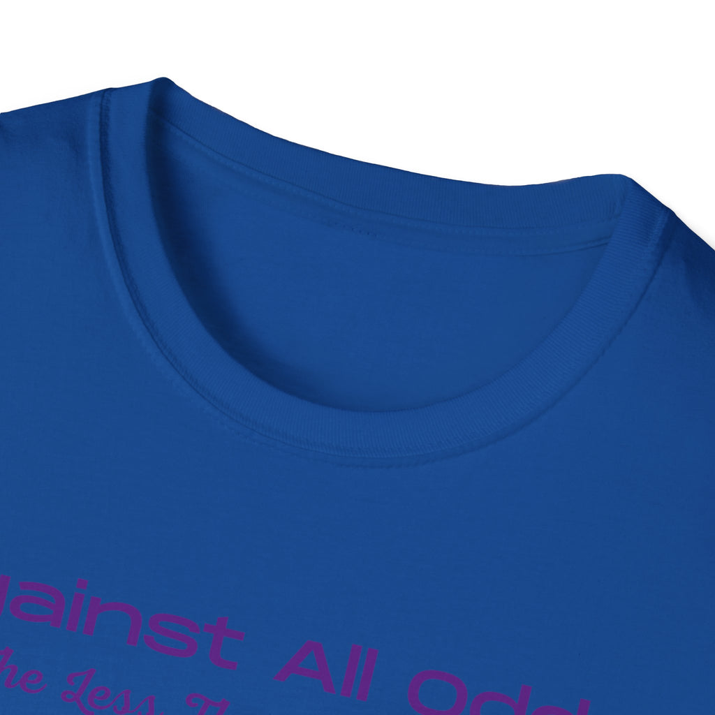 Against All Odds Rainbow T-Shirt – Inspirational 'The Less Than 1% Chance' Design