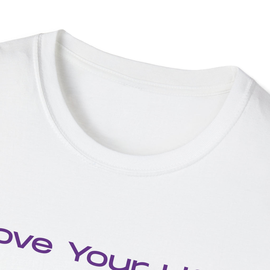 Love Your Life Rainbow T-Shirt — Soft Pastel Everyday Tee