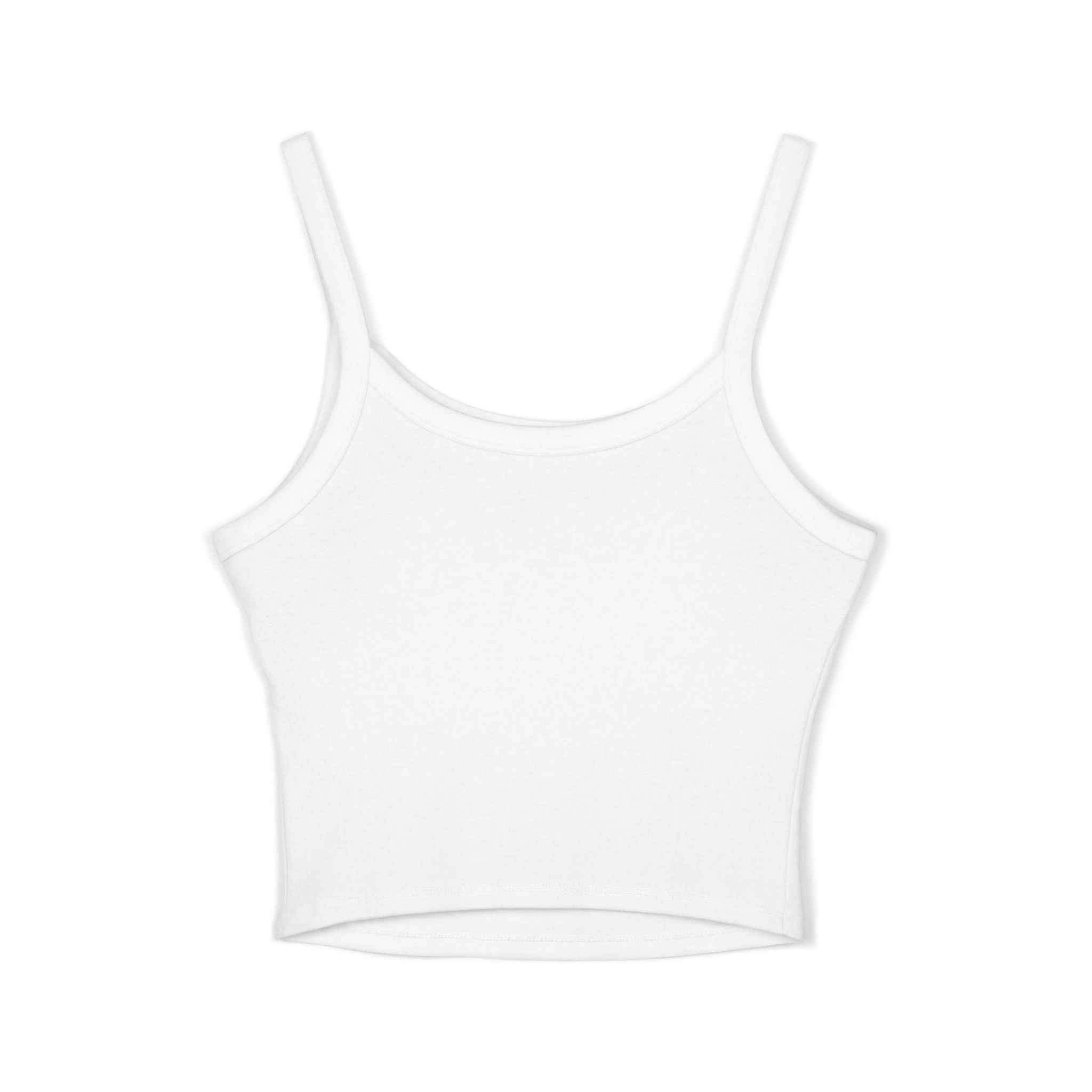 Spaghetti Tank — 'Against All Odds' Pastel Rainbow Crop Top
