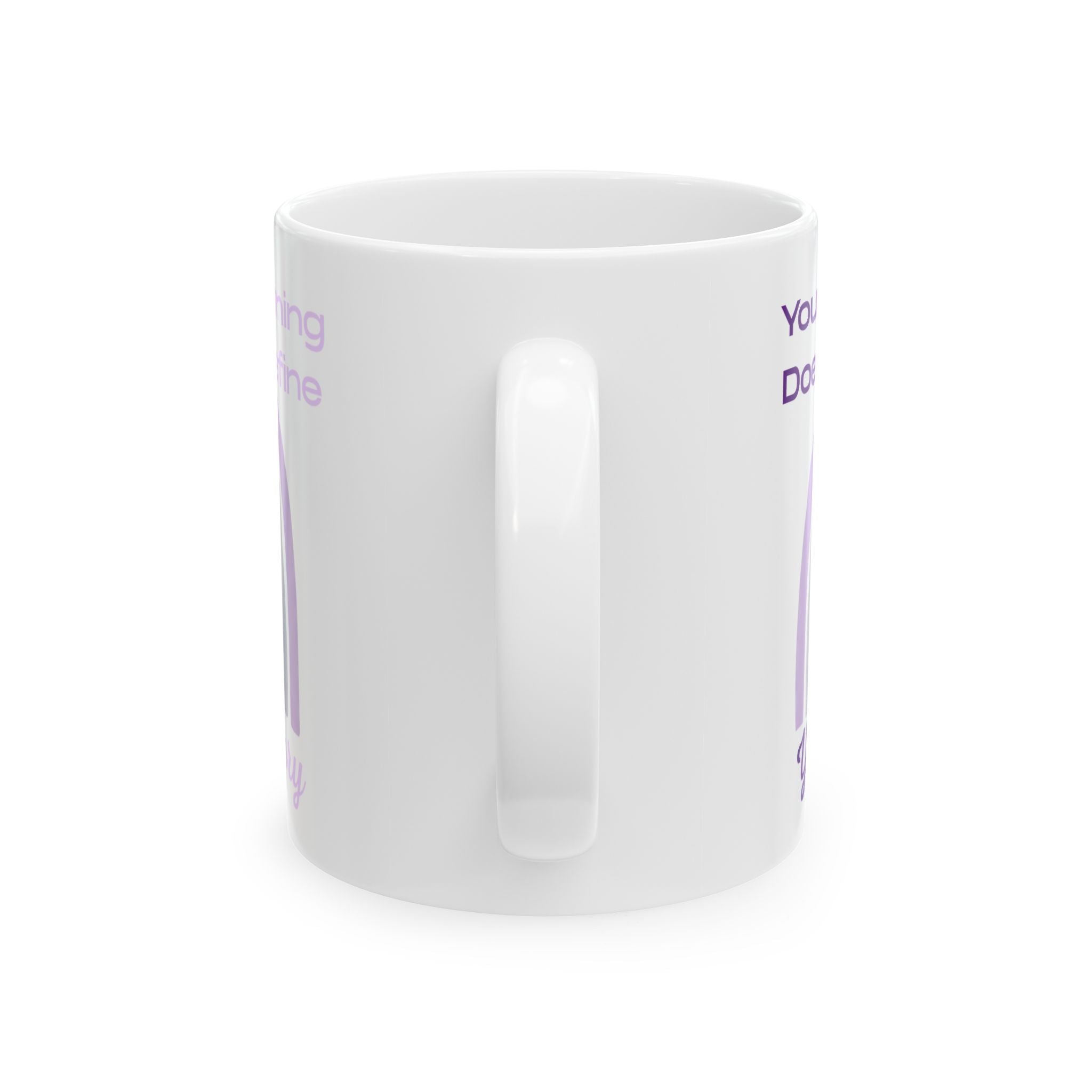 Inspirational Rainbow Ceramic Mug — "Your Beginning Doesn't Define Your Story" (11oz & 15oz)
