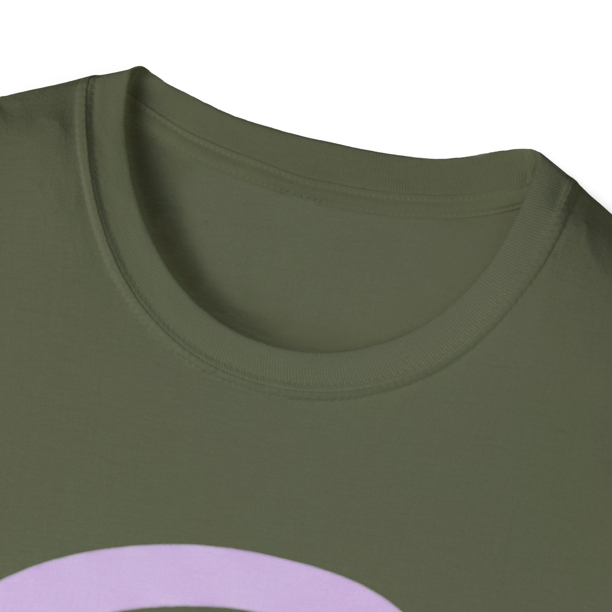 Pastel Rainbow T-Shirt — Minimal Lavender & Grey Rainbow Tee