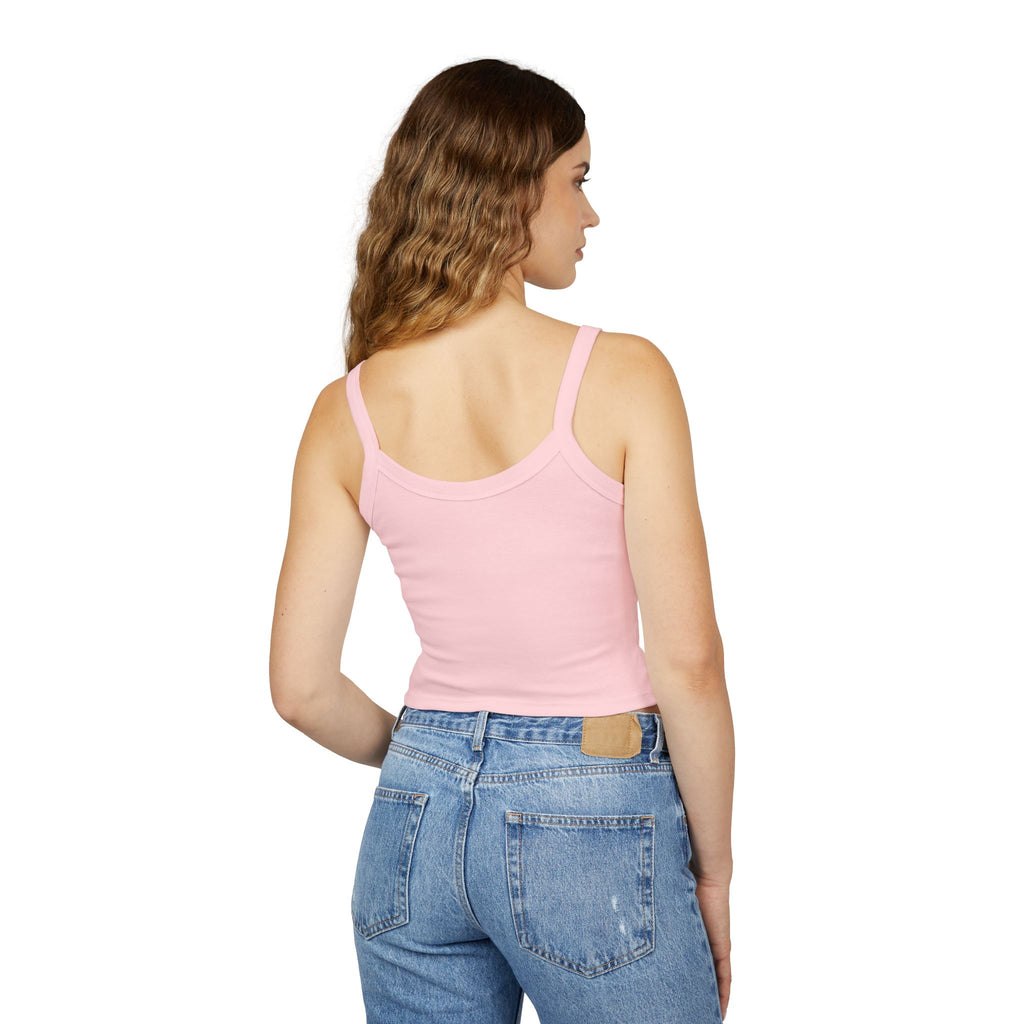 Spaghetti Tank — 'Against All Odds' Pastel Rainbow Crop Top