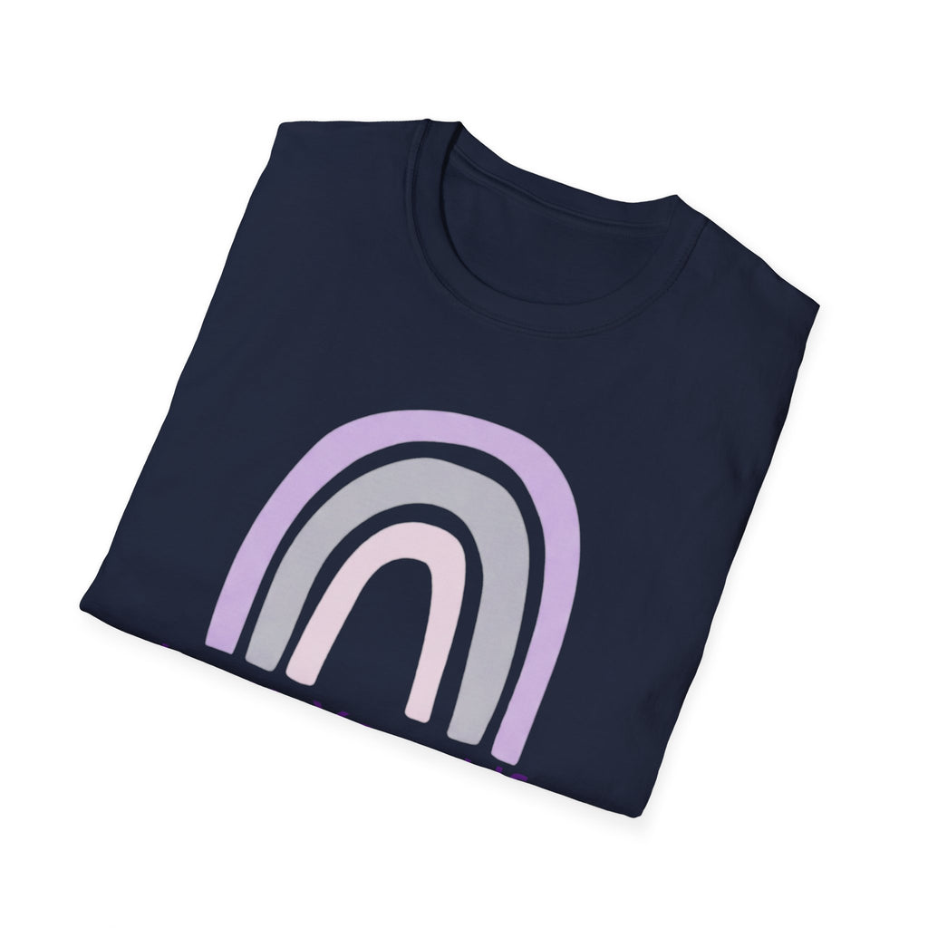 Love Your Life Rainbow T-Shirt — Pastel Positive Affirmation Tee