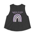 Against All Odds Rainbow Crop Top — Inspirational Pastel Graphic Tank