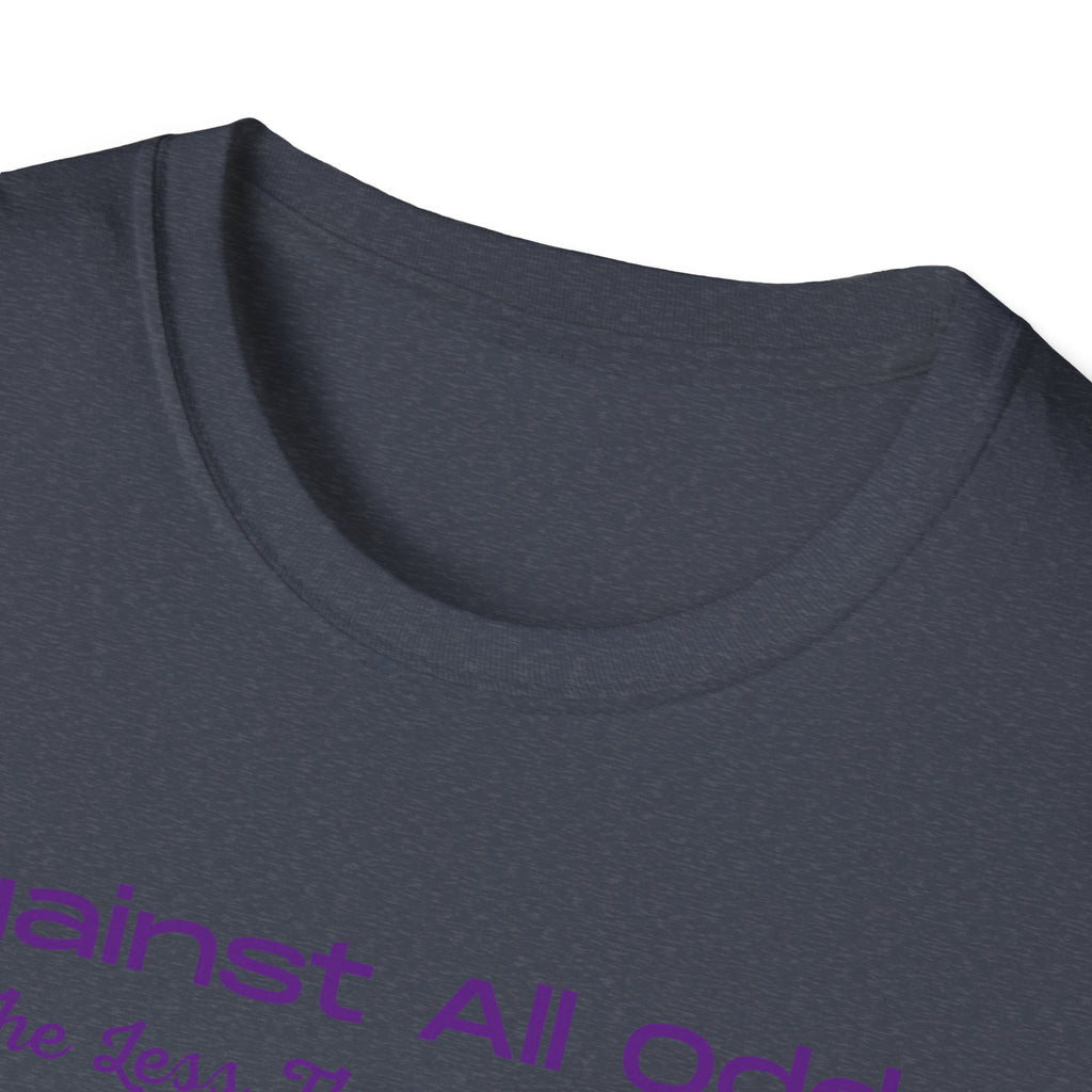 Against All Odds Rainbow T-Shirt – Inspirational 'The Less Than 1% Chance' Design