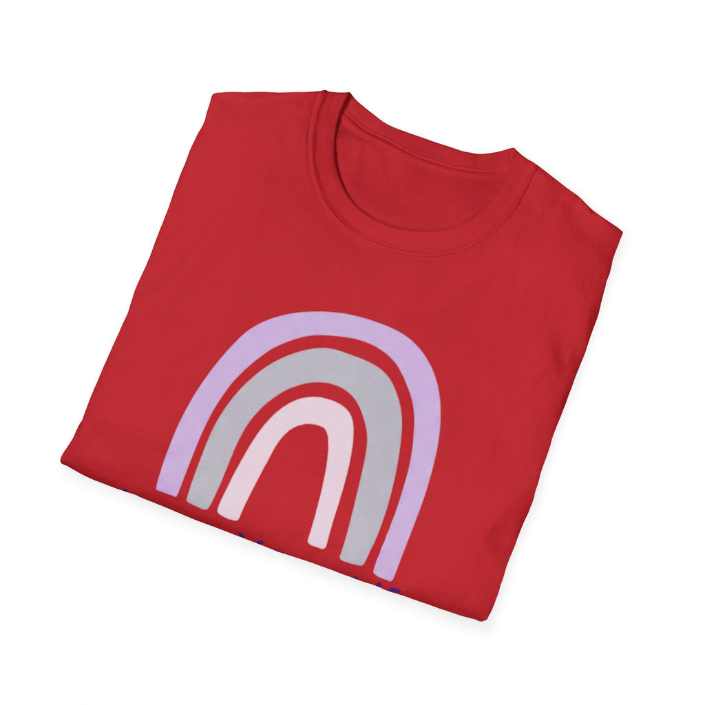Love Your Life Rainbow T-Shirt — Pastel Positive Affirmation Tee
