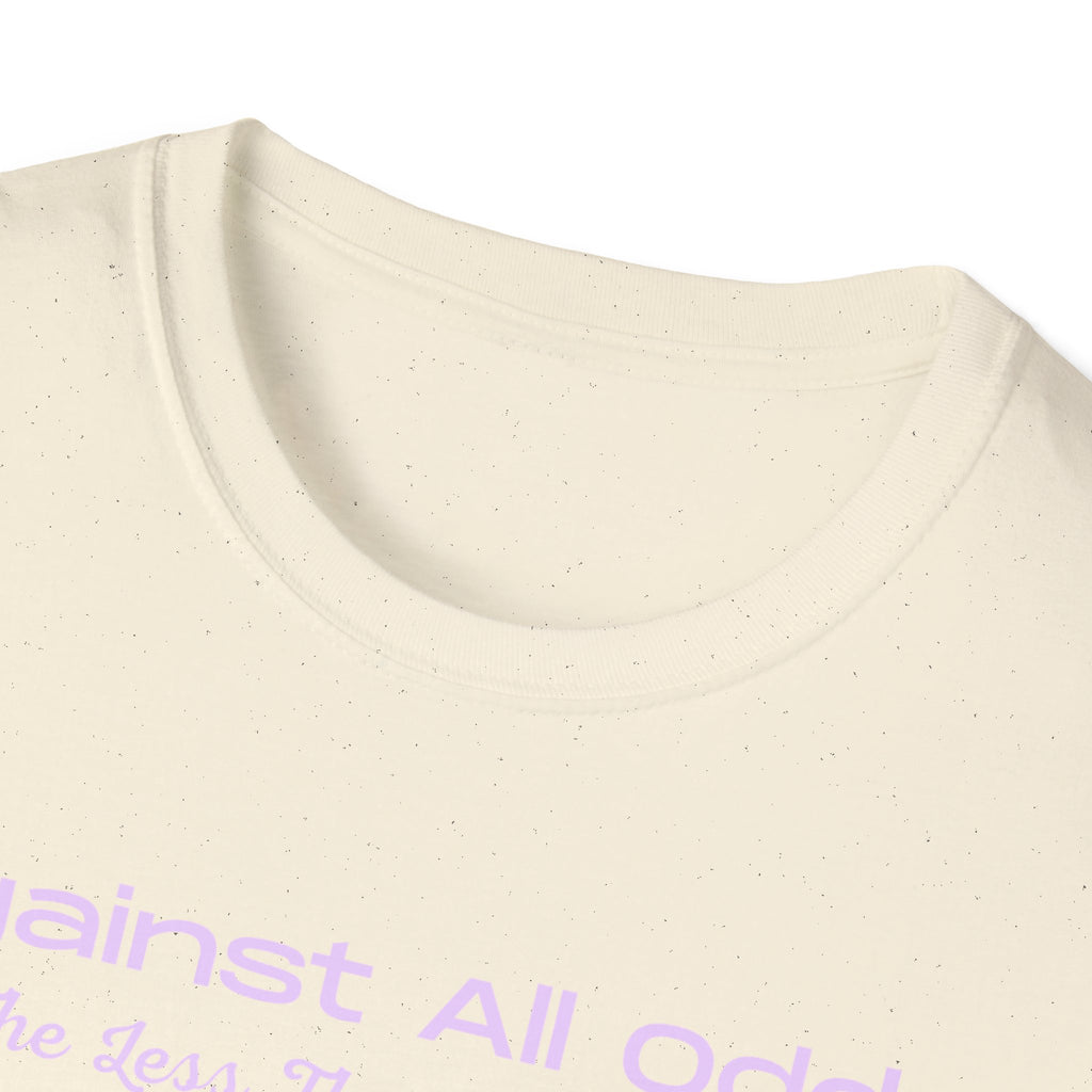 Against All Odds Rainbow T-Shirt — Pastel Inspirational Tee