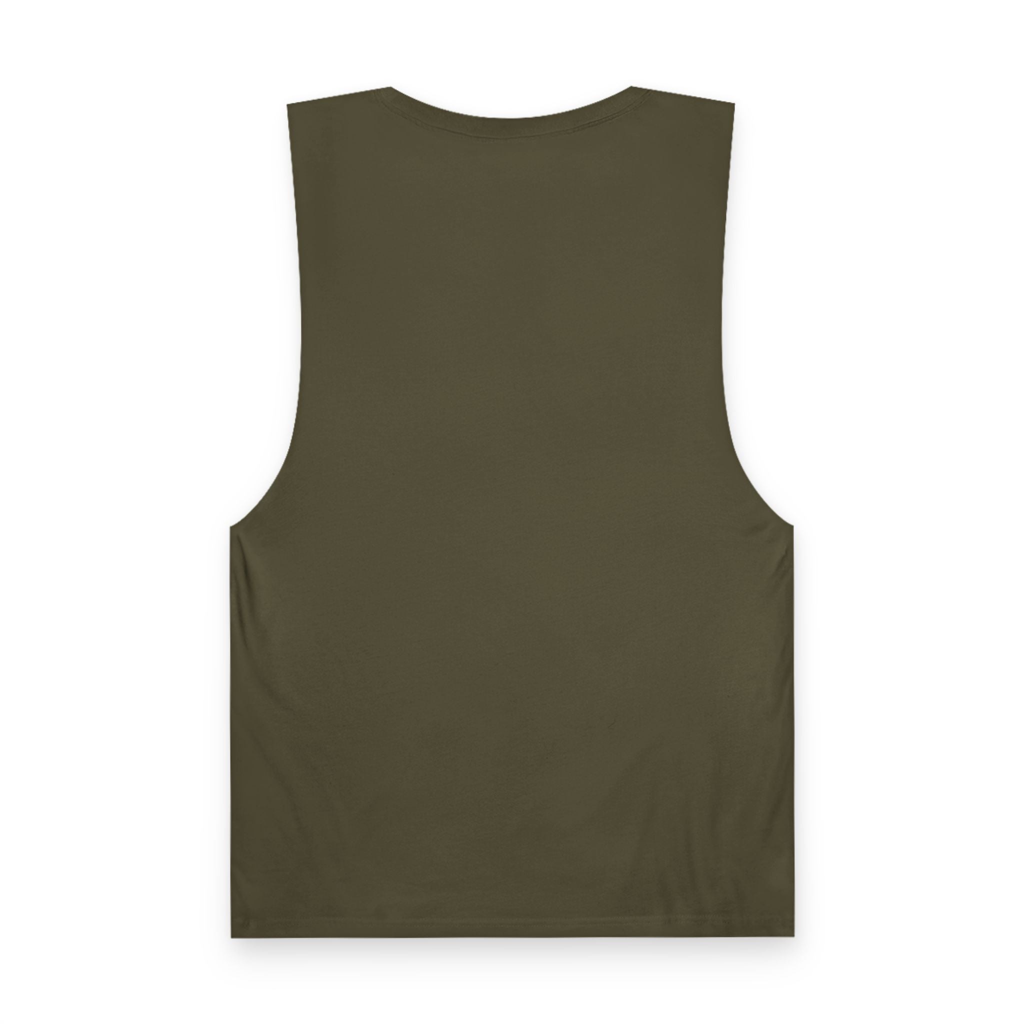 Pastel Rainbow Tank Top — Soft Lavender & Gray Rainbow Graphic Muscle Tee