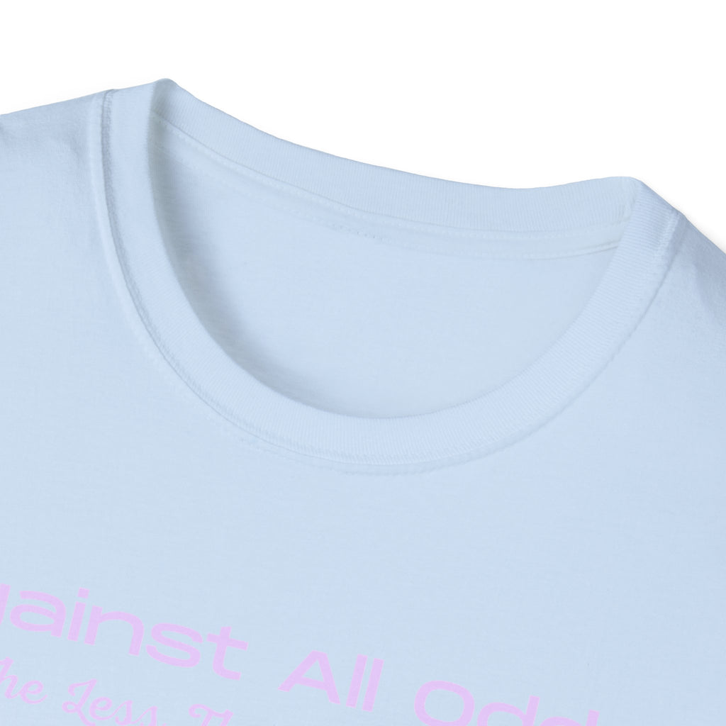 Against All Odds Rainbow T-Shirt — Pastel Inspirational Tee