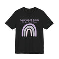 Against All Odds Rainbow Tee — Pastel Inspirational Graphic T-Shirt