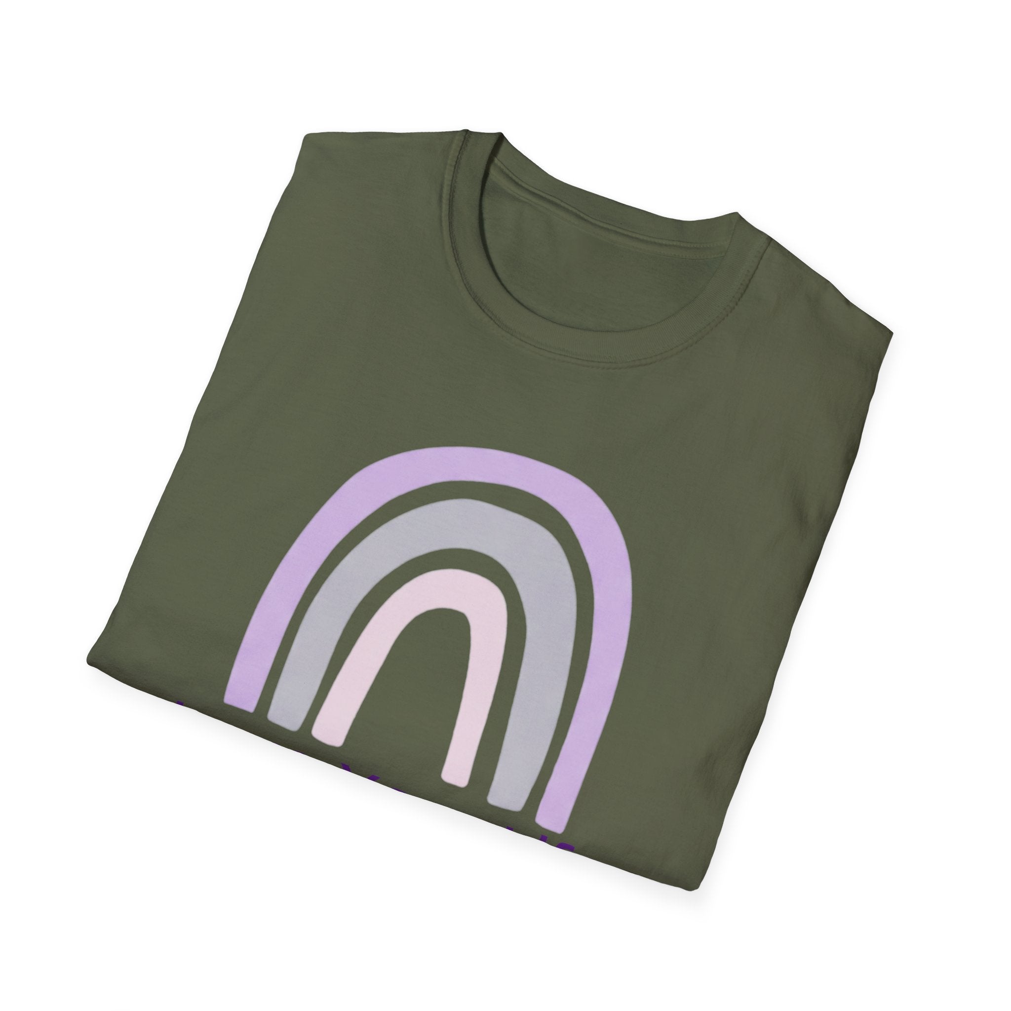 Love Your Life Rainbow T-Shirt — Pastel Positive Affirmation Tee