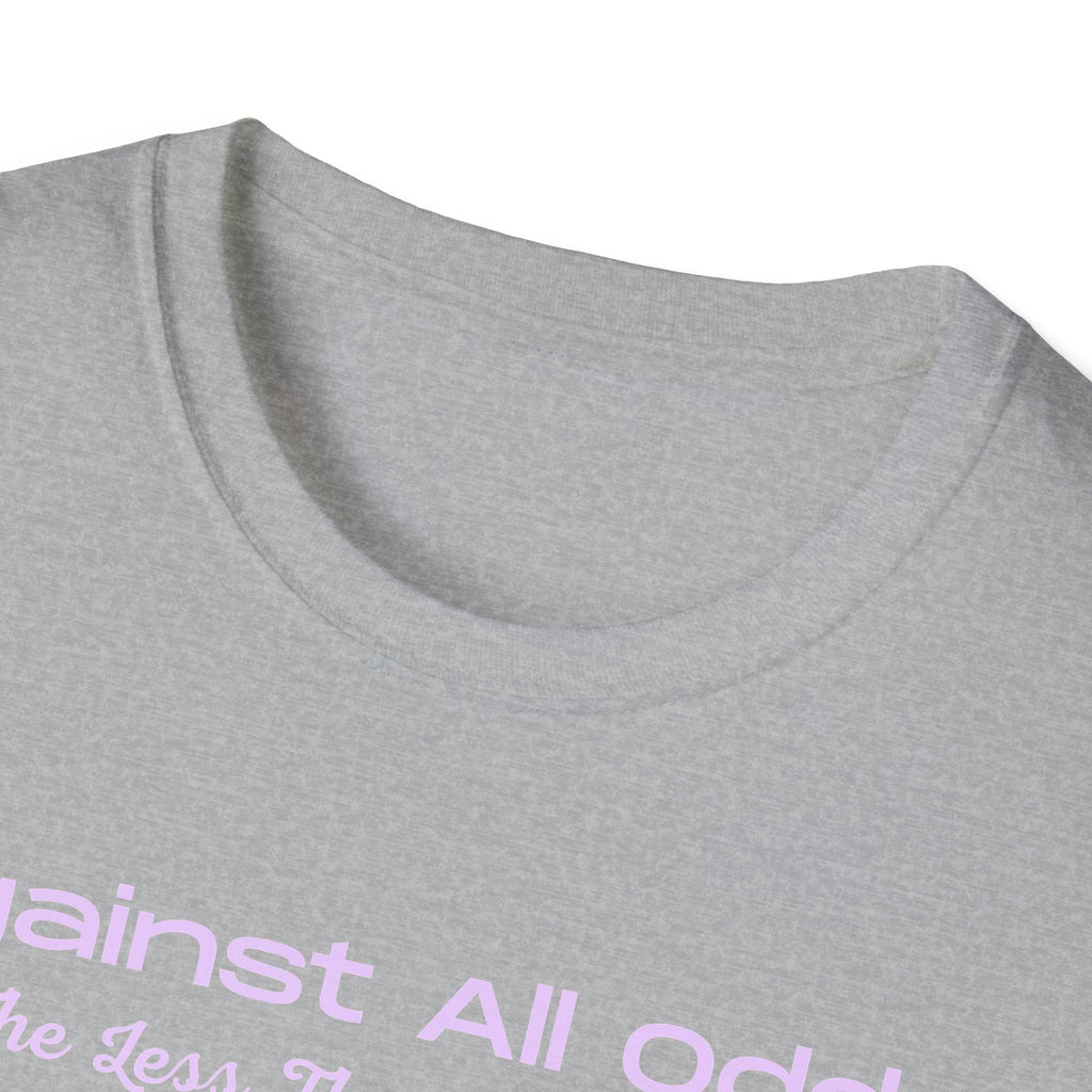 Against All Odds Rainbow T-Shirt — Pastel Inspirational Tee
