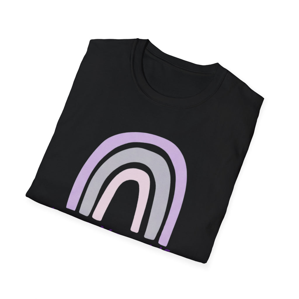 Love Your Life Rainbow T-Shirt — Pastel Positive Affirmation Tee
