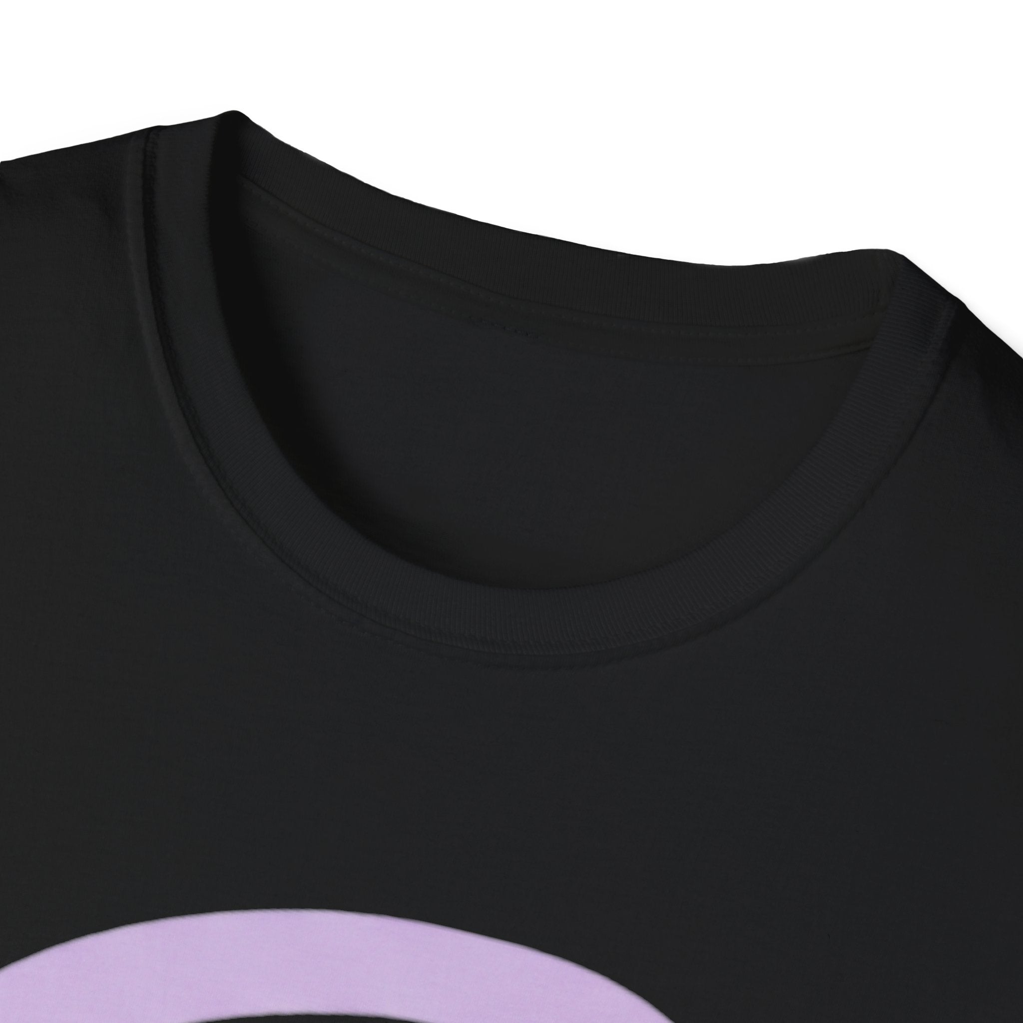 Pastel Rainbow T-Shirt — Minimal Lavender & Grey Rainbow Tee