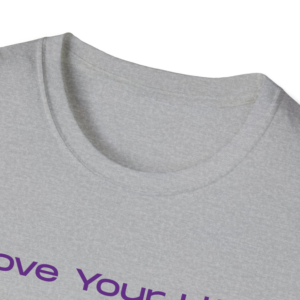 Love Your Life Rainbow T-Shirt — Soft Pastel Everyday Tee
