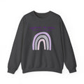 Crewneck Sweatshirt — "Against All Odds" Pastel Rainbow Inspirational Pullover