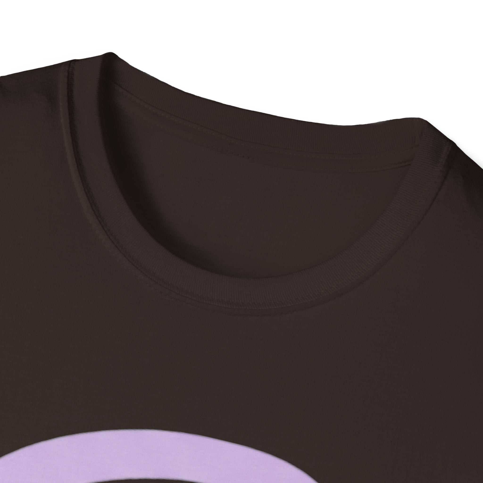 Pastel Rainbow T-Shirt — Minimal Lavender & Grey Rainbow Tee