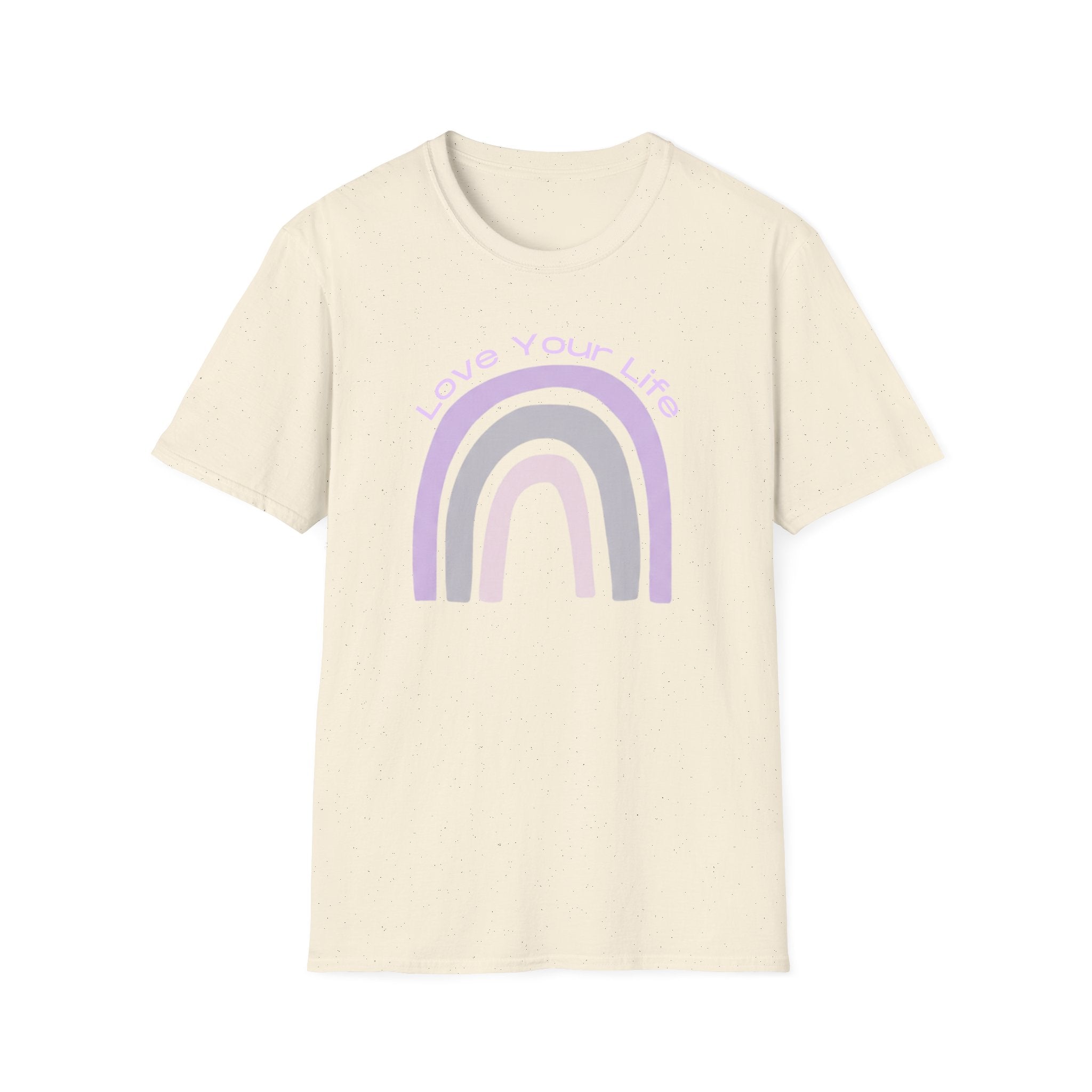 Love Your Life Rainbow T-Shirt — Pastel Retro Positive Tee