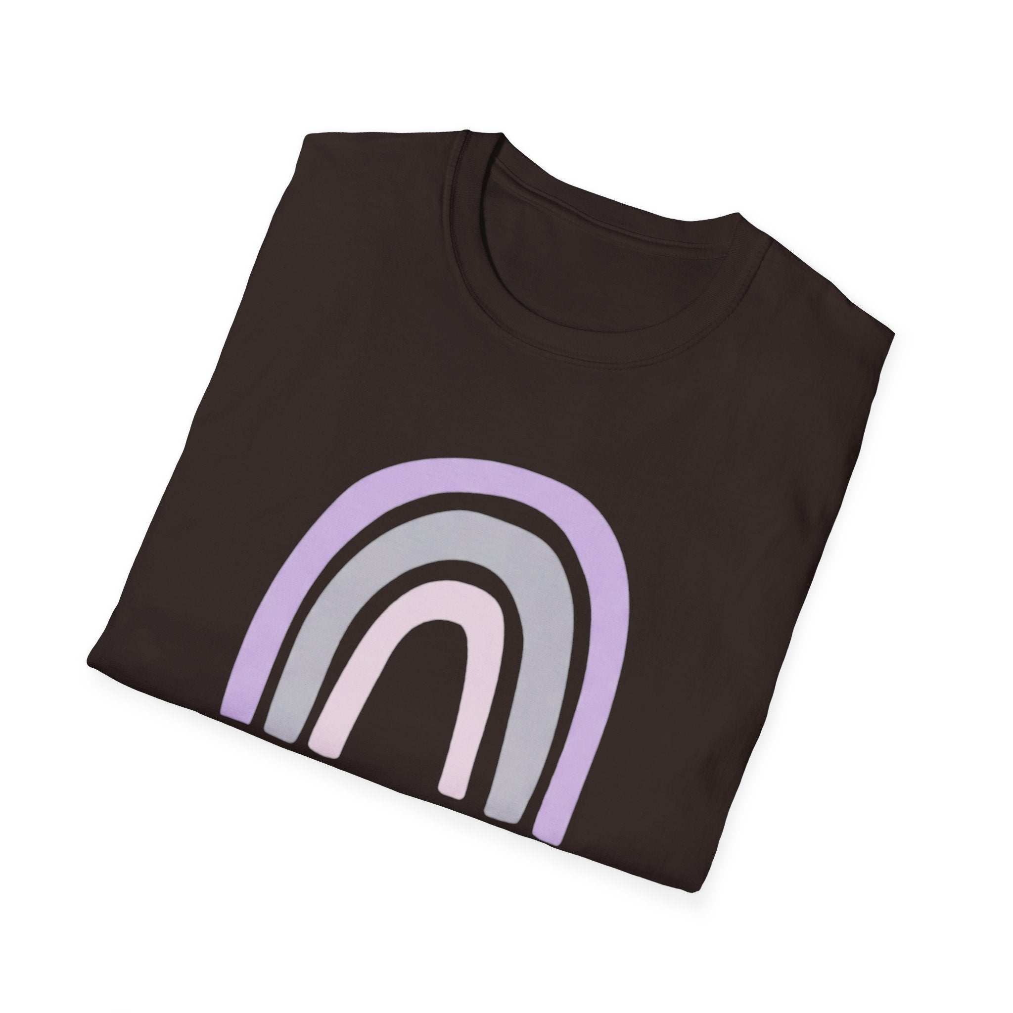 Love Your Life Rainbow T-Shirt — Pastel Inspirational Tee