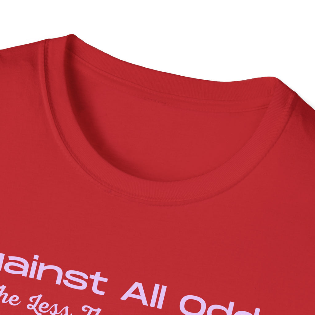 Against All Odds Rainbow T-Shirt — Pastel Inspirational Tee