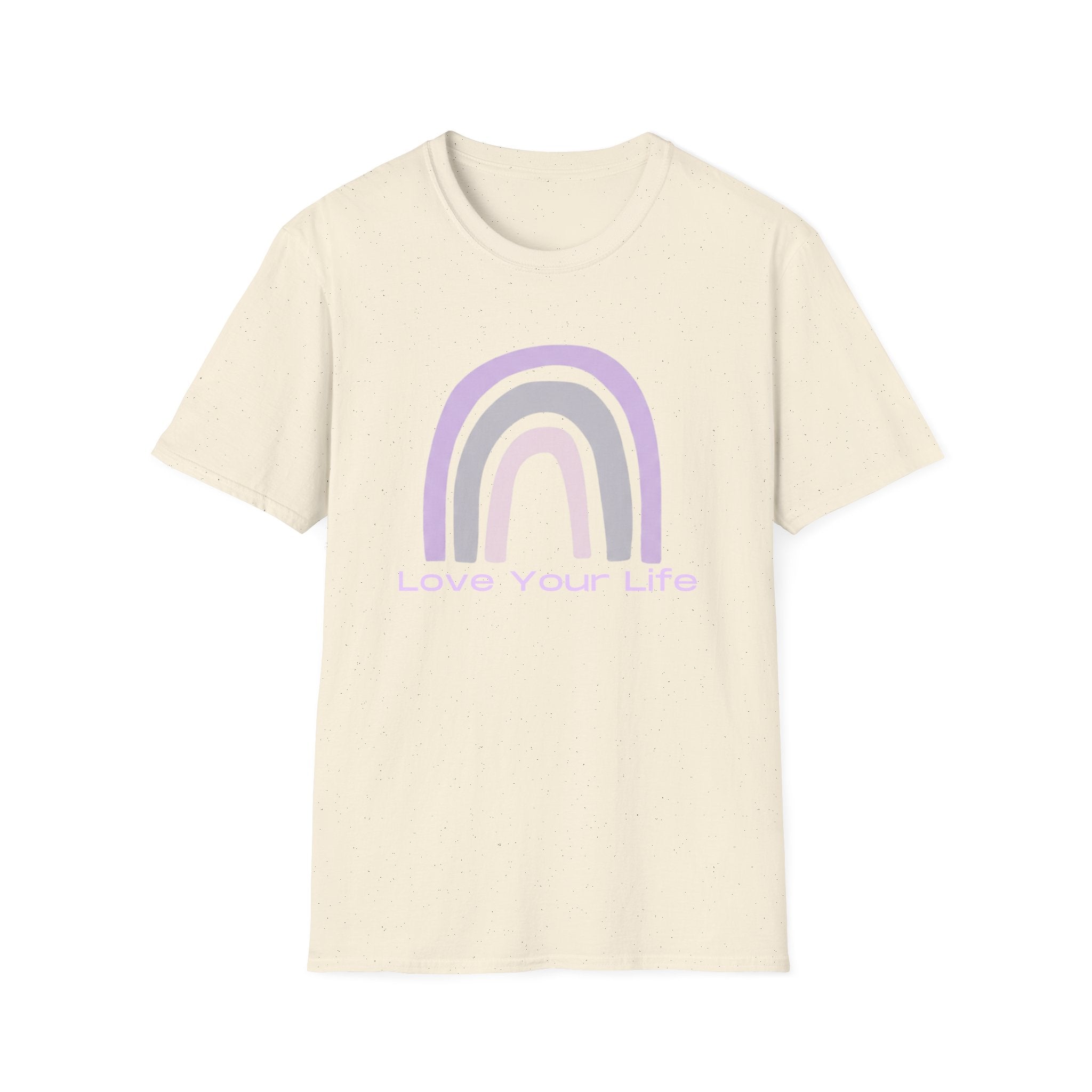 Love Your Life Rainbow T-Shirt — Pastel Inspirational Tee
