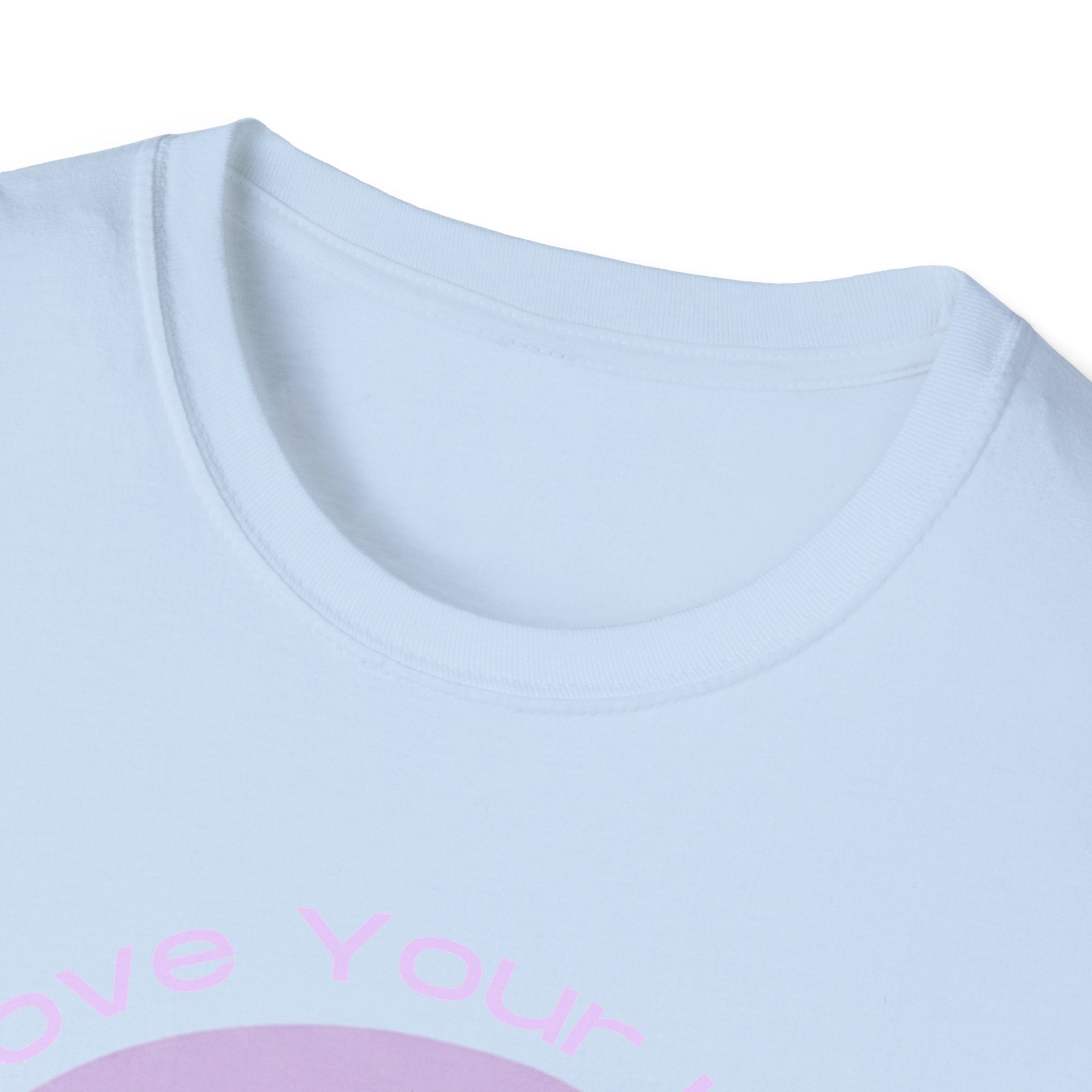 Love Your Life Rainbow T-Shirt — Pastel Retro Positive Tee