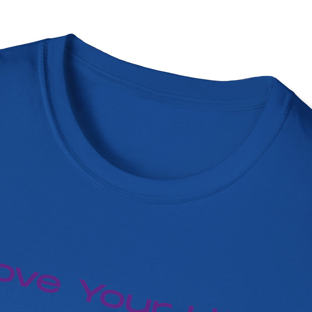 Love Your Life Rainbow T-Shirt — Soft Pastel Everyday Tee